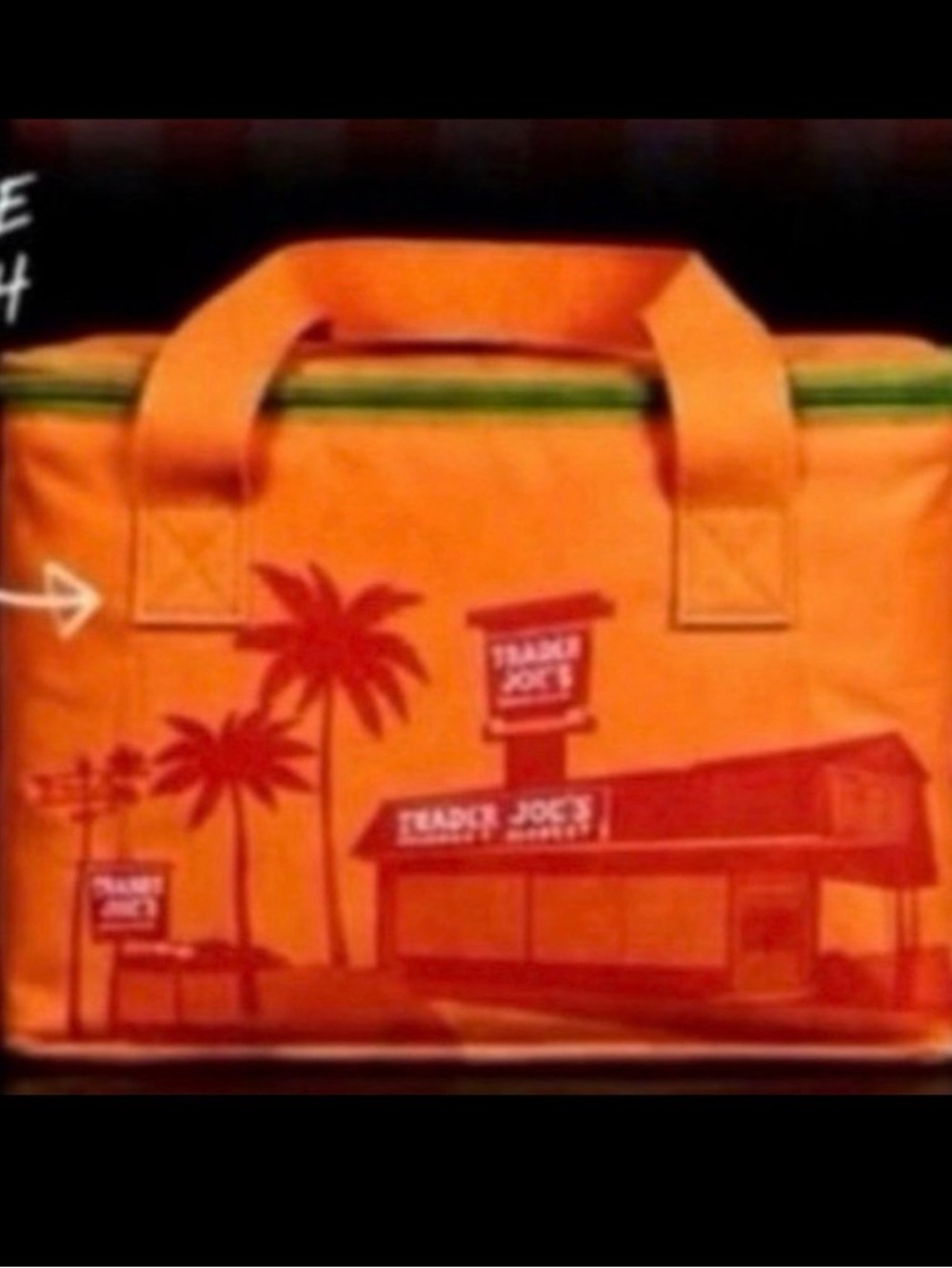 Trader Joe’s Orange Mini   Insulated Lunch Tote 2026